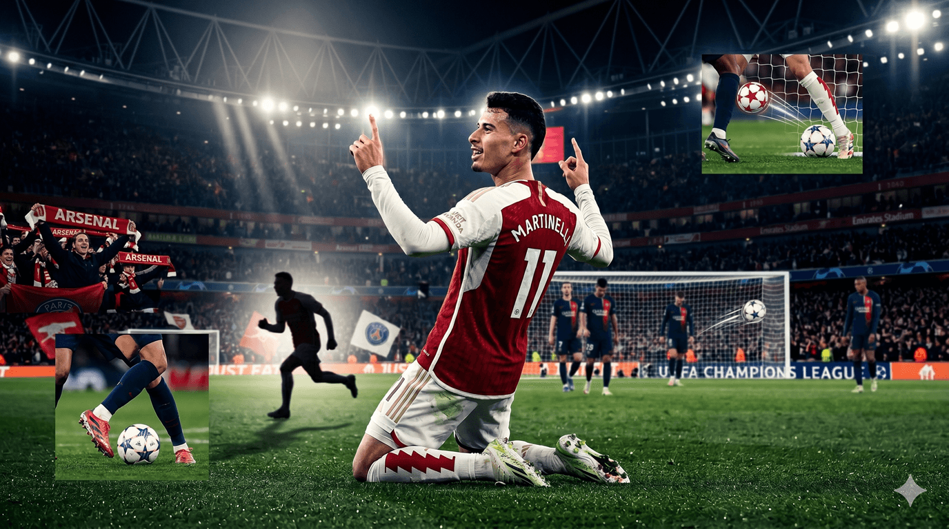 Martinelli Magic: The Brazilian Winger's Rise to Prominence