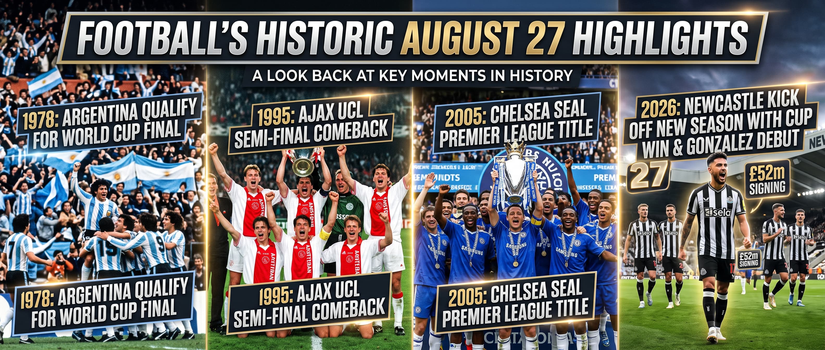 August 27: From Past Glory to Newcastle’s New Midfield Maestro